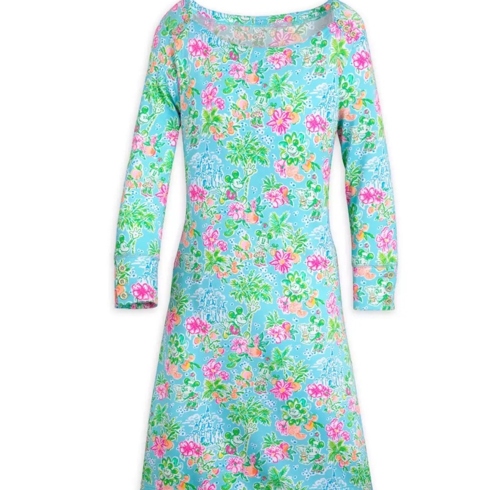 disney parks collection x lilly pulitzer sophie dress size L NWT